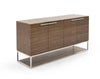 Modrest Heloise Modern Walnut And Stainless Steel Buffet Model VGBB-MK1502-B