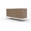 Modrest Heloise Contemporary Walnut & Stainless Steel Dresser Model VGBBMC1502-DRS