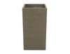 Modrset Helotes Modern Grey Concrete Planter