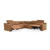 Divani Casa Horton Modern Brown Fabric Sectional With 3 Recliners Model VGKV-KM.6372-BRN