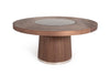 Modrest Houston Round Modern Dining Table Model VGHB850T-WAL