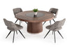Modrest Houston Round Modern Dining Table Model VGHB850T-WAL