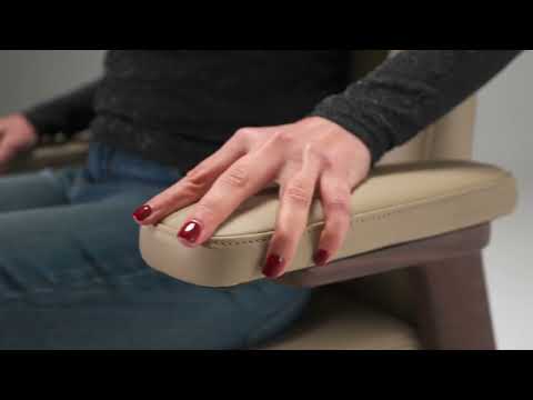 Johnson Modern Beige Leather Executive Office Chair