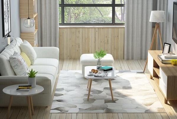 Divani Casa Jeremiah Modern Ivory Fabric Sofabed & Ottoman With Storage Model VGKNI3062-IVY