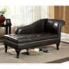 Furniture of America Lakeport Black Transitional Chaise Model CM-BN6893