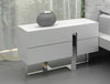Eastern King Modrest Voco Modern Eastern King Bedroom Set Model VGCNVOCO-WHT-SET-EK