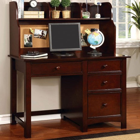 Furniture of America Omnus Cherry Transitional Desk Model CM7905CH-DK