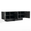 Modrest Impala Modern Matte Brown Ash & Silver Buffet Model VGVCG2322