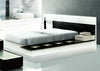 Impera Modern Black And White Lacquer Walk On Platform BedModel VGWCIMPERA