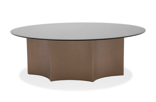 Modrest Ingram Modern Low Round Coffee Table Model VGOD-LZ-276C-L-CT