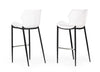 Modrest Ithaca Modern White Leatherette Bar Stool (Set Of 2) Model VGHR5409B-WHT