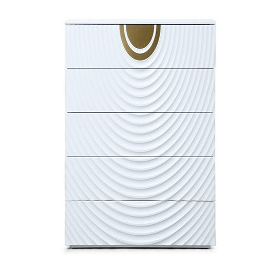 J1869-5H Sample White + Gold Chest