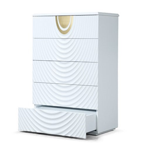 J1869-5H Sample White + Gold Chest