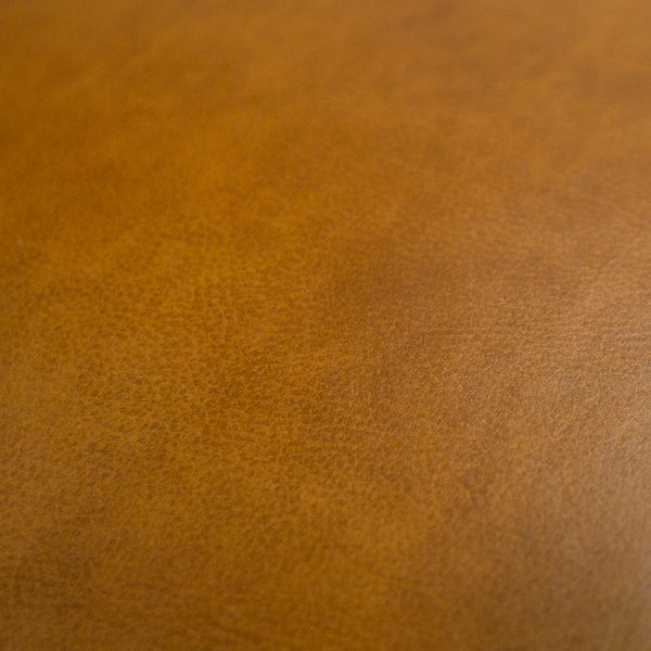 Divani Casa Jacoba Modern Camel Leather Rectangular Ottoman Model VGKK-KF-2620-ROT-CML