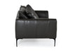 Divani Casa Jacoba Modern Dark Grey Leather Sofa Model VGKKKF2620-DKGRY-S-3