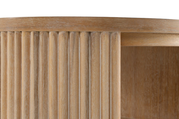 Modrest Jacobson Modern Natural Acacia End Table Model VGWD-LYO-BF2D