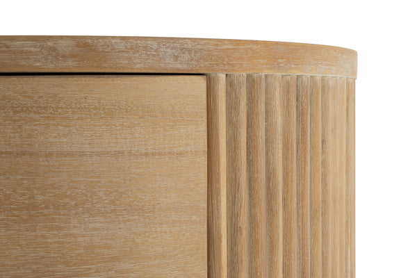 Modrest Jacobson Modern Natural Acacia Nightstand Model VGWD-LYO-BST02