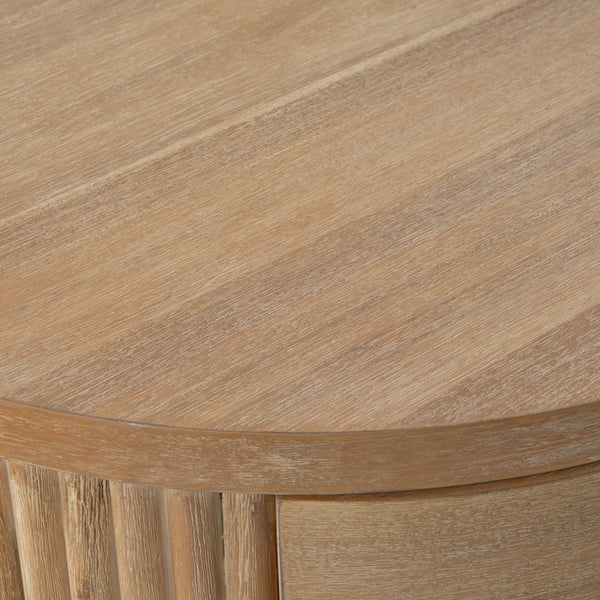 Jacobson Modern Natural Acacia Nightstand