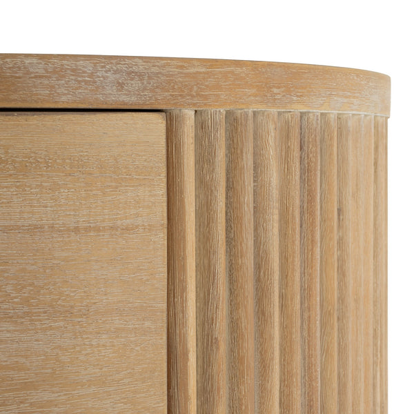 Jacobson Modern Natural Acacia Nightstand