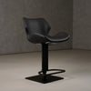 Modrest Jaffee Industrial Black Eco Leather Bar Stool Model VGHR5404GB-BLK