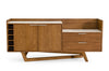 James Contemporary Walnut & White Buffet