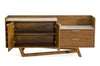 James Contemporary Walnut & White Buffet