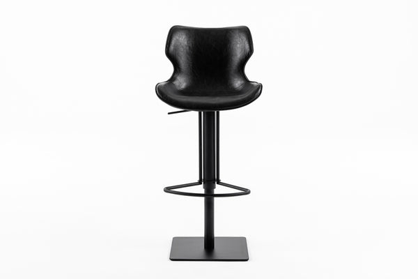 Modrest Jamila Modern Dark Brown Eco Leather Bar Stool Model VGHR5475/GB-1-DKBRN-BS