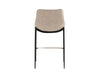 Modrest Jane Modern Tan & Black Counter Stool (Set Of 2) Model VGHR5361C-BRN