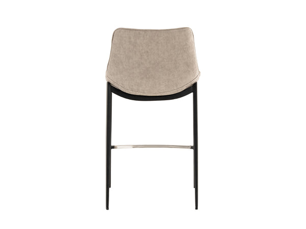Modrest Jane Modern Tan & Black Counter Stool (Set Of 2) Model VGHR5361C-BRN