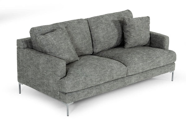 Divani Casa Janina Modern Dark Grey Fabric Sofa Model VGKKKF1032-DRKGRY-3