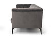 Jeremy Modern Grey Velvet Sofa