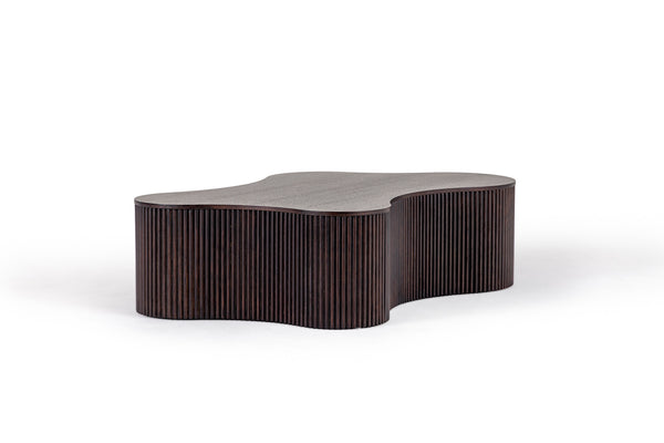 Modrest Jessie Modern Smoked Oak Freeform Coffee Table Model VGDW-DW5013-08