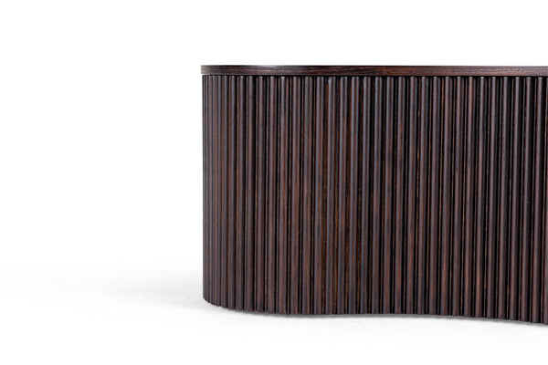 Modrest Jessie Modern Smoked Oak Freeform Coffee Table Model VGDW-DW5013-08