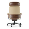 Johnson Modern Beige Leather Executive Office Chair