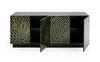 Modrest Jonah Modern Black And Gold Buffet Model VGVC-G2199-BLK