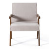 Modrest Joseline Modern Beige Fabric & Walnut Accent Chair (Set Of 2) Model VGMA-MI-1283-BGE