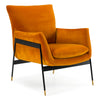 Divani Casa Joseph Modern Orange Fabric Accent Chair Model VGKKKF.A002-ORG