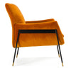 Divani Casa Joseph Modern Orange Fabric Accent Chair Model VGKKKF.A002-ORG
