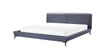Queen Modrest Burbank Modern Grey Leatherette Bed Model VGJY-579-GRY-Q