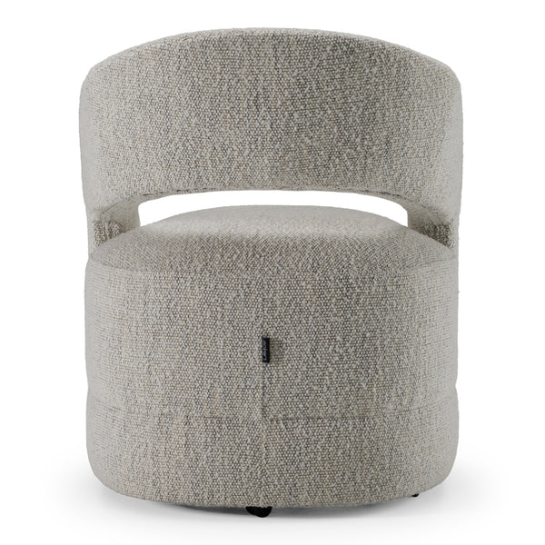 Modrest Kadoka Modern Light Grey Fabric Dining Chair With Castor Wheels Model VGKK-KF-Y2228-LTGRY