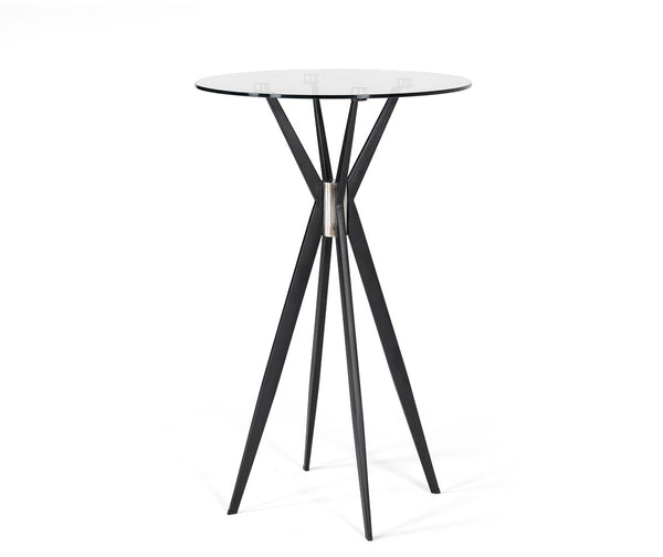 Kaitlyn Modern Black Bar Table