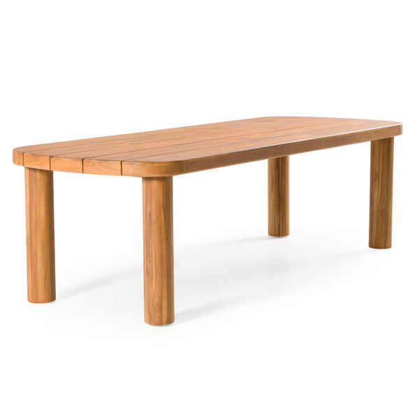 Renava Kamari Outdoor Natural Teak Dining Table Model VGEF-LAREDO-DT