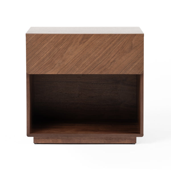 Kamela- Modern Walnut Nightstand