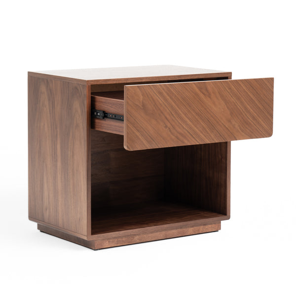 Kamela- Modern Walnut Nightstand