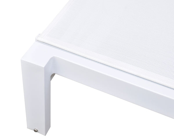 Renava Kayak Modern White Outdoor Chaise Lounge Model VGGERHAEGEAN-GRY