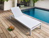 Renava Kayak Modern White Outdoor Chaise Lounge Model VGGERHAEGEAN-GRY