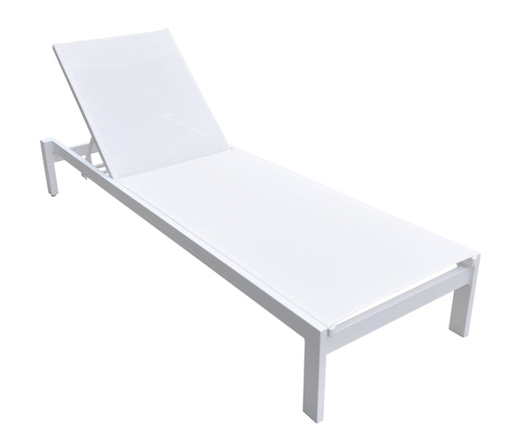 Renava Kayak Modern White Outdoor Chaise Lounge Model VGGERHAEGEAN-GRY