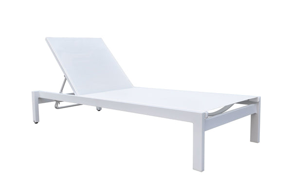 Renava Kayak Modern White Outdoor Chaise Lounge Model VGGERHAEGEAN-GRY