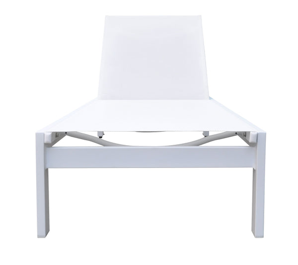 Renava Kayak Modern White Outdoor Chaise Lounge Model VGGERHAEGEAN-GRY