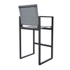 Renava Kayak Modern Charcoal Outdoor Bar Stool Model VGGERH-AGEAN-BS-GRY-2
